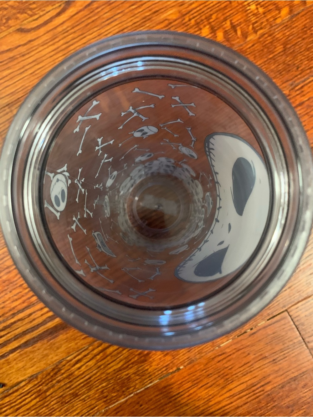 nightmare before christmas jack Travel Tumbler - Black & White - Picture 5 of 5